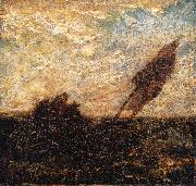 Albert Pinkham Ryder The Waste of Waters is Their Field oil on canvas